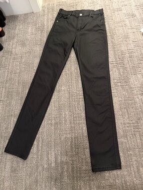 Dr. Denim Black Skinny faux leather pants